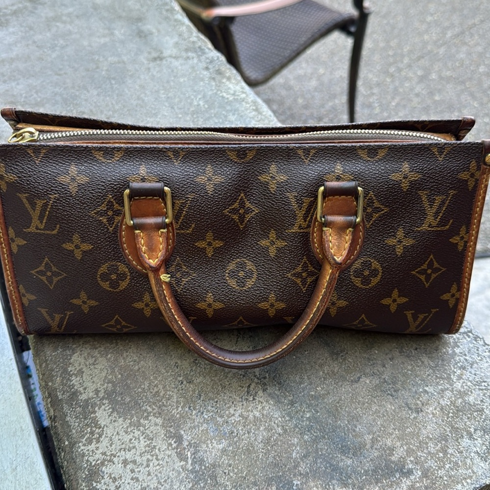 Louis Vuitton Brown Monogram Clutch - Picture 3 of 11